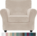 ZNSAYOTX Luxury Velvet Chair Slipcovers by ZNSAYOTX