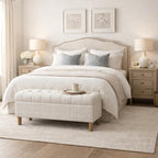 Homepop Home Decor | Tufted Ainsley Button Storage Ottoman Bench - Image 4