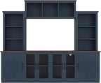 LUMISOL 4-Piece Entertainment Center Wall Unit - Image 4