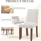 Dining Chairs Set of 6, Modern Dining Room Chairs - Image 3