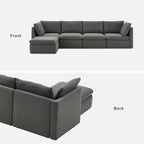 mopio Oversized Modular Sectional Sofa - Image 9