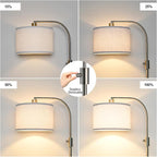 Nintiue Upgraded Modern Arc Dimmable Tall Standing Floor Lamp - Image 3