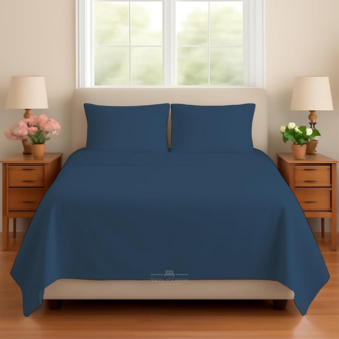 Sleeper Sofa Bed Sheet, 100% Cotton 400 Thread Count, 4 Piece Set, Deep Pocket by BeyondWhatYouSee