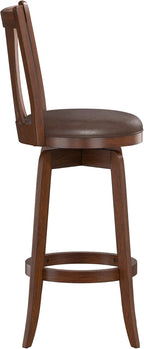 Hillsdale 29.5" Savana Wood Swival Bar Height Stool - Image 12