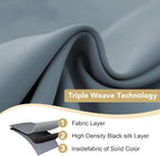 H.VERSAILTEX Elegant Grommet Blackout Thermal Insualted Solid Curtains/Drapes - Image 3