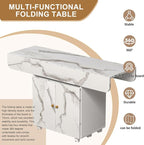 Folding Dining Table for 4-6 - Image 4