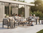 Aluminum Outdoor Patio Furniture Set - Image 4