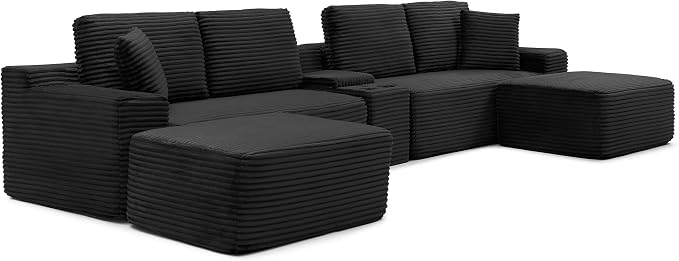 125" Oversized Sectional Couches - Image 9