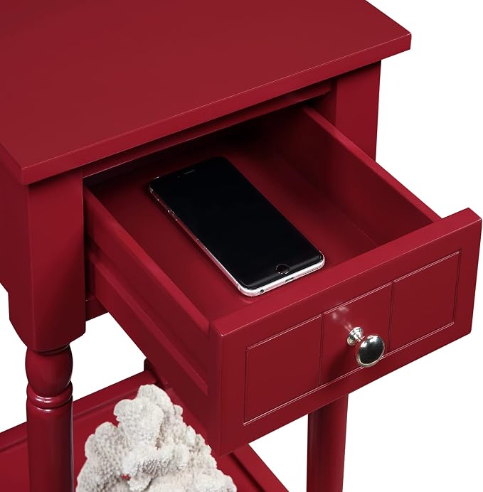 Convenience Concepts French Country Khloe 1 Drawer Accent End Table 14" - Image 5