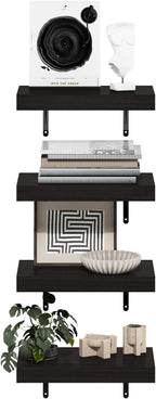 Furinno Tanna Floating Shelves for Wall Set of 4, 15-Inch Wall Shelf, Triple - Image 4