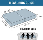 H.VERSAILTEX Super Stretch Individual Seat Sofa Covers Slipcover Sets Thick - Image 3
