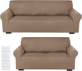 Peryiter 2 Pcs Sofa Covers Couch and Loveseat Covers Set Stretch Sofa Slipcover by Peryiter