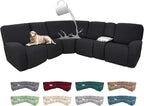 100% Waterproof Sectional Recliner Couch Covers by ROFASVCO