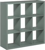 Furinno Cubicle Book Shelf, 9-Cube Bookshelf, Extra Thick Frame Reversible - Image 7
