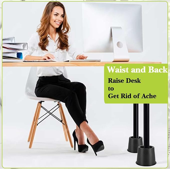 4 Pack Furniture Risers 4 Inch, Bed Risers Heavy Duty - Image 6