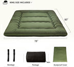 MAXYOYO Japanese Floor Mattress Futon Mattress, Thicken Tatami Mat Shiki Futon - Image 2