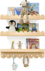 Floating Nursery Book Shelves by icnjdMopclean