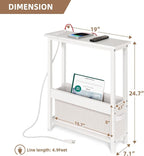 BAMGROW Slim Charging End Table - Image 2