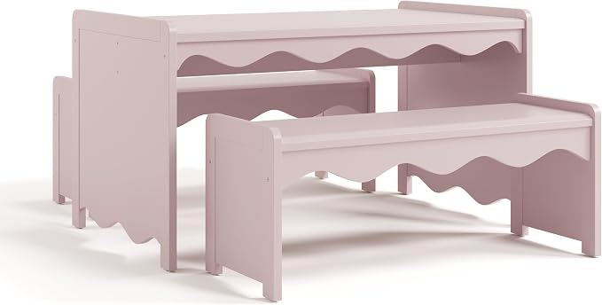Storkcraft Casablanca Montessori Indoor Kids Table & Bench Set – Premium Kids by Storkcraft