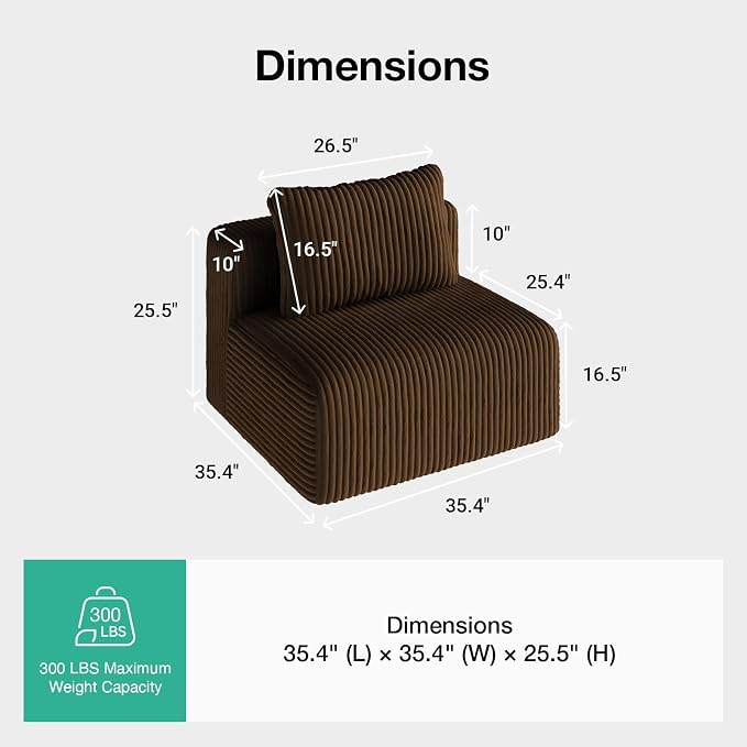 Novilla Modular Sectional Sofa, Modern Cloud Sectional Couch - Image 2