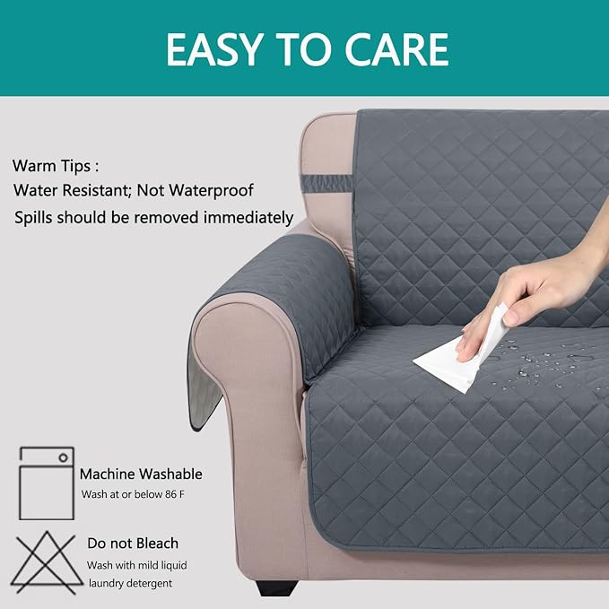 U-NICE HOME Loveseat Sofa Cover - Image 5