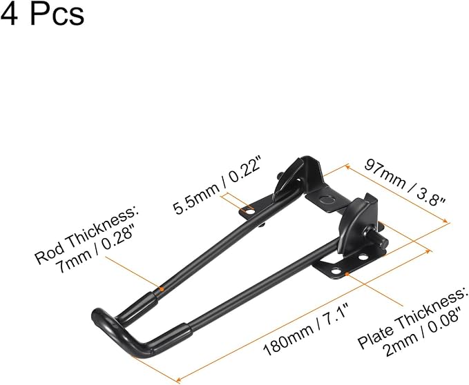 uxcell Folding Table Legs - Image 2