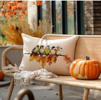RABUSOFA Fall Outdoor Pillow Covers 12x20 Inch Waterproof Outdoor Thanksgiving - Image 4