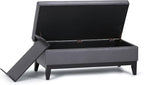 SIMPLIHOME Oregon Storage Ottoman Bench - Image 5