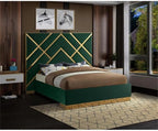 Meridian Furniture VectorGreen-Q Vector Collection Modern | Contemporary Velvet - Image 2