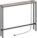 ELYKEN 5.9" Narrow Console Sofa Table by ELYKEN