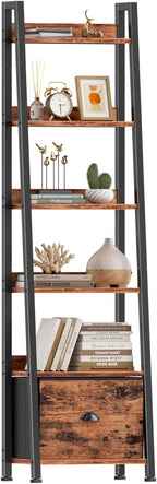 Furologee 6 Tier Ladder Shelf, Ladder Bookshelf by Furologee