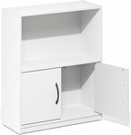 Furinno Gruen Book Shelf, 2-Tier Small Bookshelf, Bookcase - Image 8