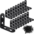 Vicuna R 18 Black L Brackets, Stainless Steel Corner Brace by Vicuna+R