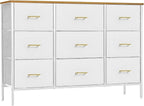 VASICAR Wide TV Stand Modern TV Console, 9 Drawers Dresser by VASICAR