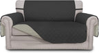 Easy-Going Reversible Couch Cover, 2 Cushion Sofa, Darkgray/Beige | Machine by Easy-Going