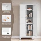 Yizosh Metal Pantry Cabinet, Cupboard - Image 6