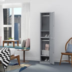 Metal Locker for Home, Dressing Room, Lockable Locker Cabinet - Image 2