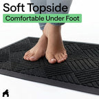 GORILLA GRIP 100% Waterproof All-Season WeatherMAX Doormat US Designed Natural - Image 8