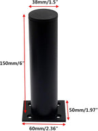 4 Pack Adjustable Furniture Legs Round 1.5" Dia Thickened Aluminum Alloy Sofa - Image 3