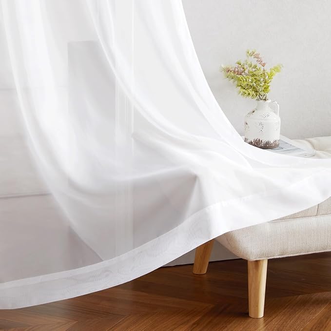 NICETOWN Grommet Top Sheer Curtains - Image 6