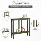 Kings Brand Furniture Narrow Console Table - Image 3