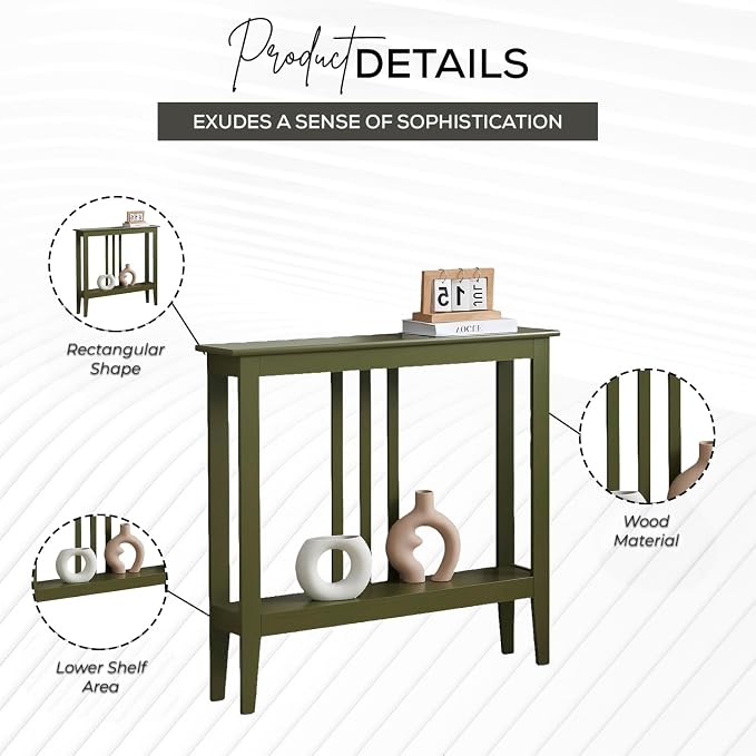 Kings Brand Furniture Narrow Console Table - Image 3