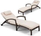HOMREST Chaise Lounge Chairs Set of 2 - Image 10