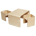 ECR4Kids Premium Bentwood Multipurpose Table and Chair Set, Kids Furniture by ECR4Kids