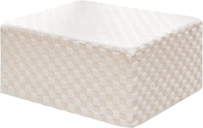 Hobestluk Rectangle Ottoman Memory Foam Footrest - Image 9