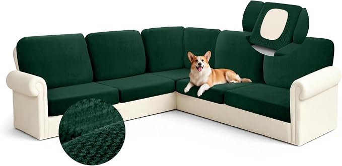 Arfntevss Sectional Couch Covers L Shape Couch Cushion Covers Slipcovers Fitted by Arfntevss