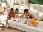 LINSY HOME Oversized Modular Sectional Sofa, 3 Seat Sofa Couches - Image 7