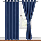 Blackout Curtains for Bedroom, 60 x 84 Inches Long, 2 Panels | Thermal - Image 8