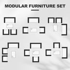4-Piece Patio Furniture Set, Outdoor Wicker Conversation Set - Image 5