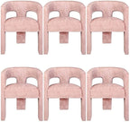 Jofran Gwen Jacquard Upholstered Accent Chair, Modern Luxury Plush Sculptural by Jofran+Inc.